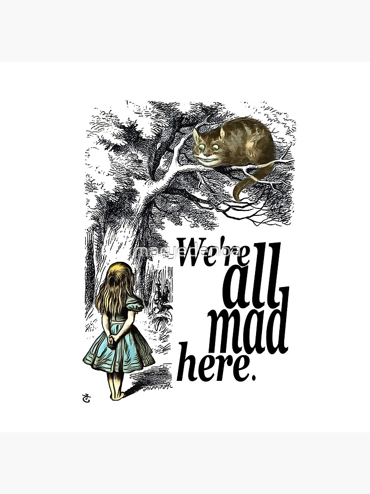 Alice In Wonderland Quote Tote Bag for Sale by maryedenoa