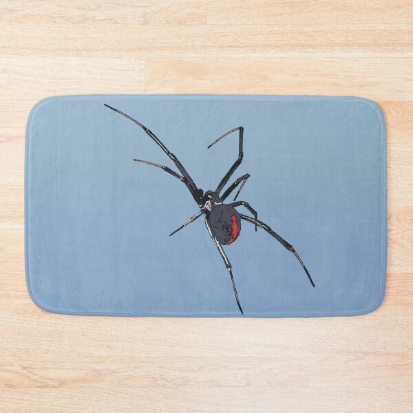 Item preview, Redback Spider (Latrodectus hasselt ) on blue designed and sold by ChrissyWild.