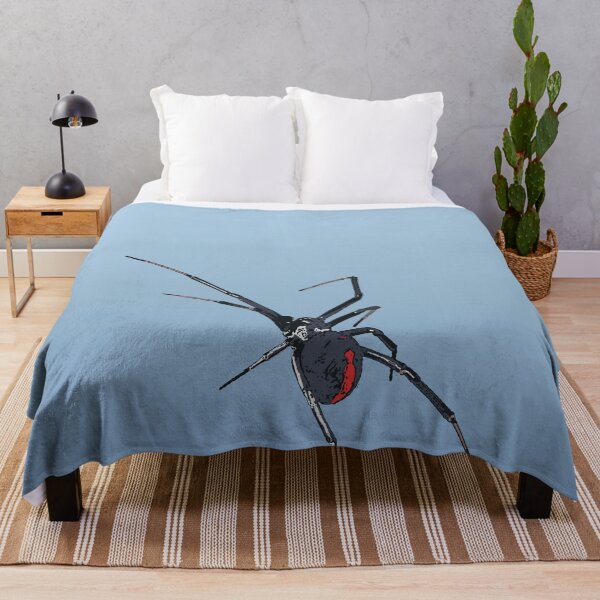 Item preview, Redback Spider (Latrodectus hasselt ) on blue designed and sold by ChrissyWild.