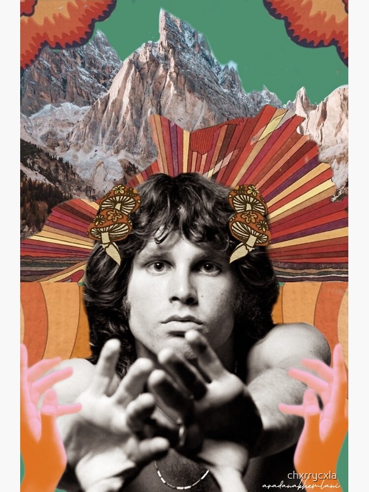 "Jim Morrison Collage Poster Prints/Notebook" Canvas Print by