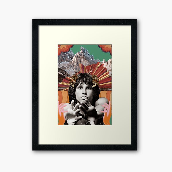 Jim Morrison Collage Poster Prints / Notebook Impression encadrée