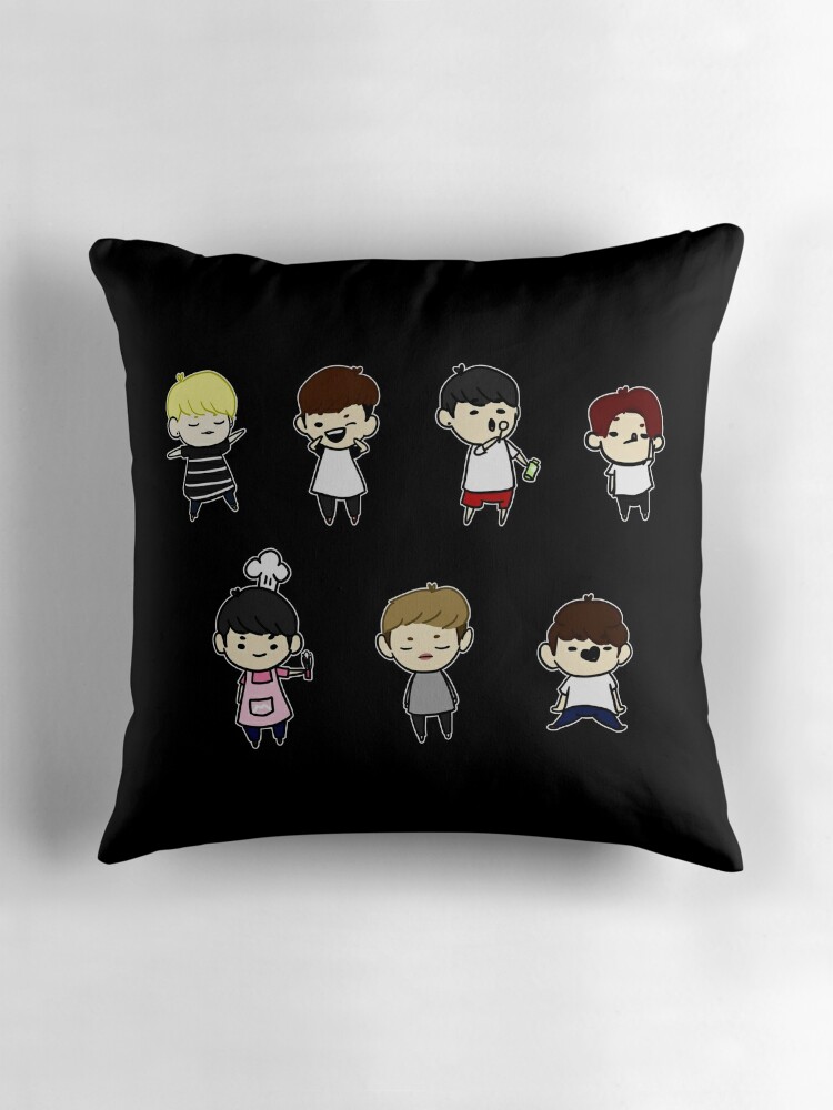 bts character pillows