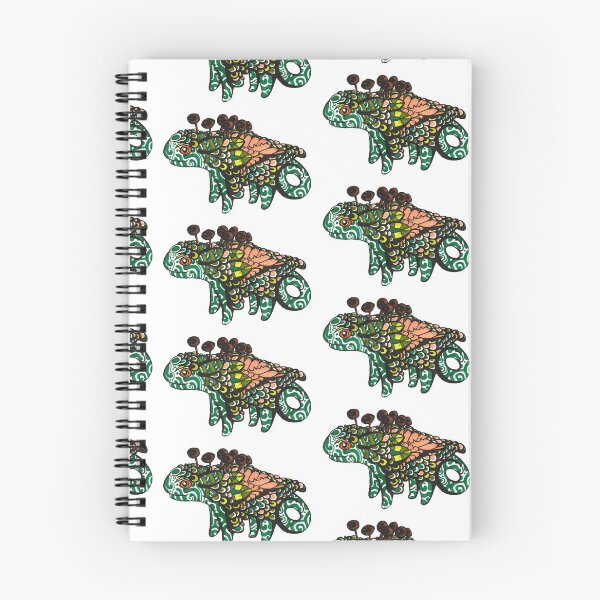 Item preview, Coloured Forest Dragon with Mushrooms designed and sold by Breanne Goby.
