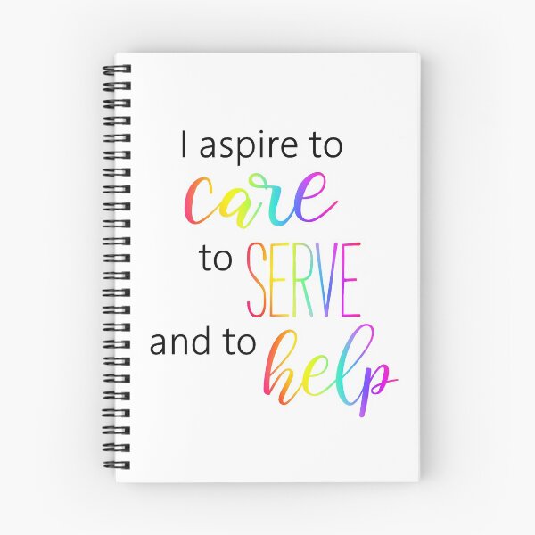 Item preview, Nurse, Doctor Gift and Appreciation | I Aspire to Care, to Serve, and to Help designed and sold by ojdart.