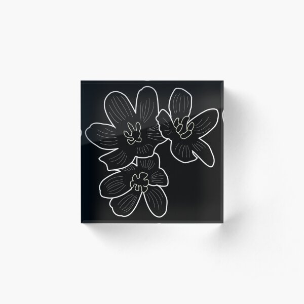 diphylleia grayi / skeleton flower Acrylic Block