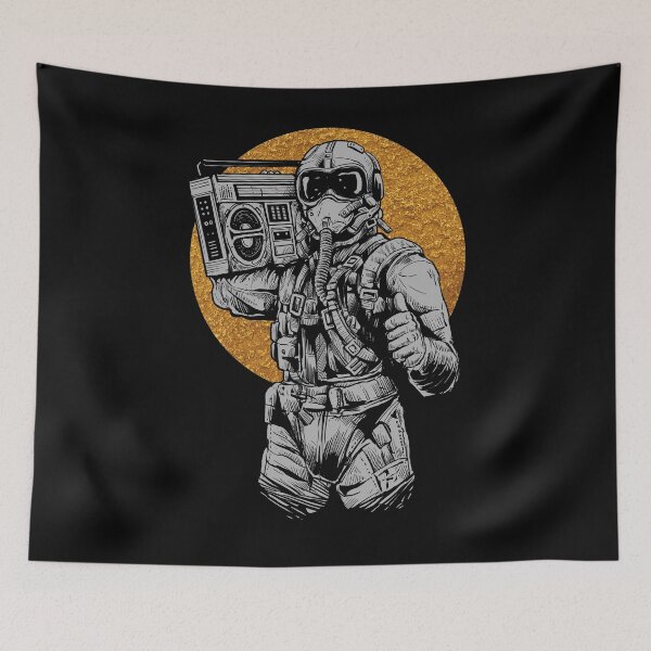 Item preview, Pilot Fighter Boombox designed and sold by All-Streets.