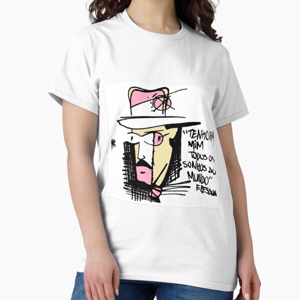 Item preview, "Tenho em mim todo os sonhos do mundo" (pink/yellow) designed and sold by Rafael da Silva.