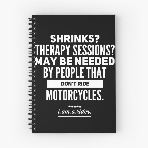 Item preview, Therapy May Be Needed By Those That Don't Ride White Text designed and sold by TWMBDesigns.