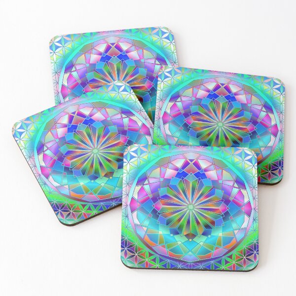 Item preview, Rainbow Mandala Sacred Geometry 21 designed and sold by Cveti Dinkova.