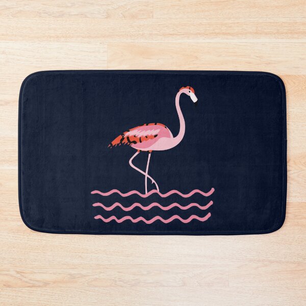 Item preview, Flamingo On Pink Water designed and sold by madtoyman.