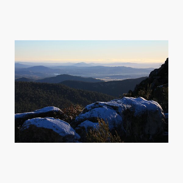 Item preview, Early Snow at Booroomba Rocks designed and sold by Tim Coleman.
