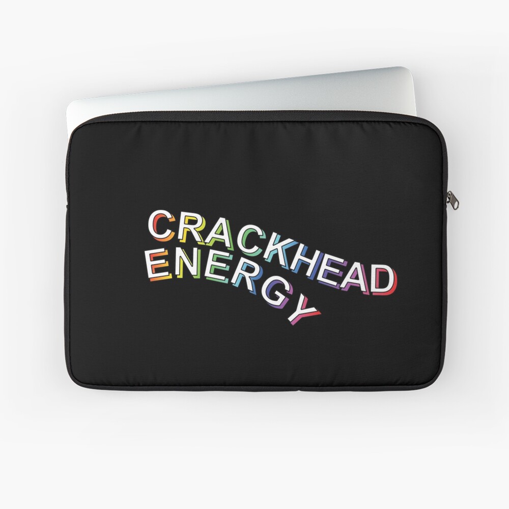 Crackhead Energy Word Art Rainbow