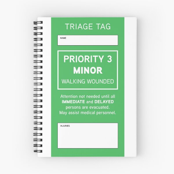 Item preview, Triage Tag: Minor designed and sold by Incapability.