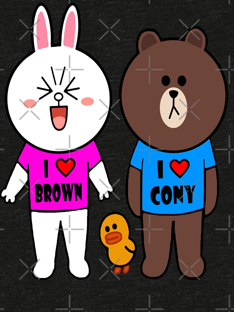 cony and brown t shirt