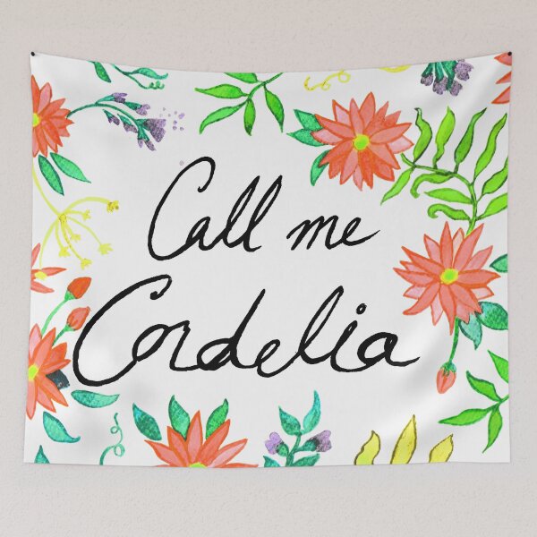 Item preview, Call Me Cordelia - Red Flowers designed and sold by Niina  Niskanen.