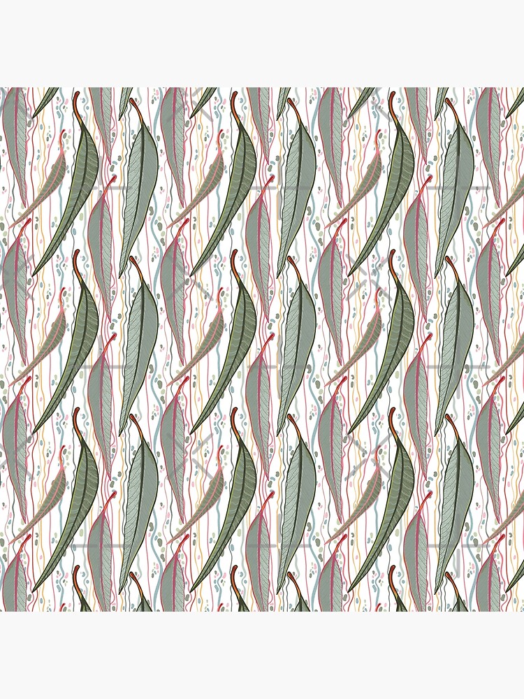 Bush Eucalyptus leaves by sketchbookjo