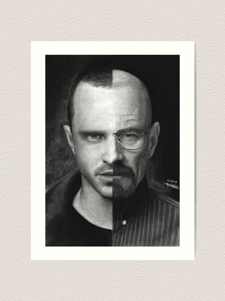 Breaking Bad Movie Poster Canvas Wall Art Print Aaron Paul Bryan Cranston Film