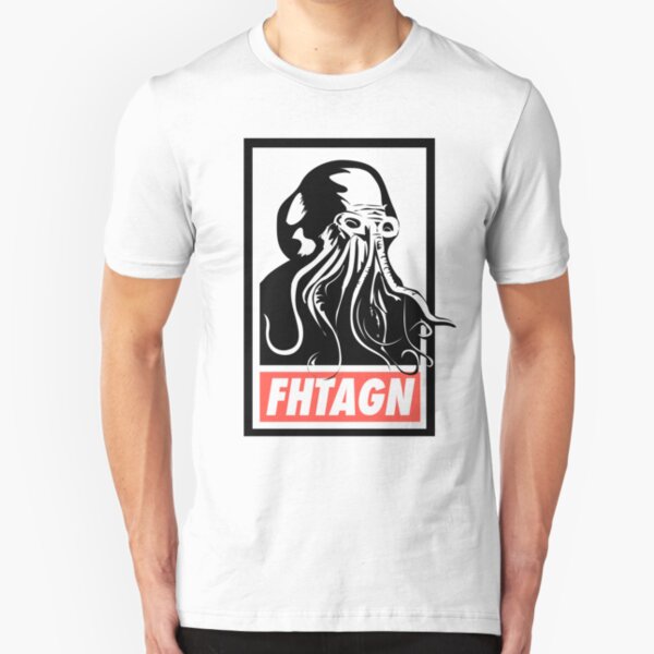 Cthulhu Fhtagn Slim Fit T-Shirt