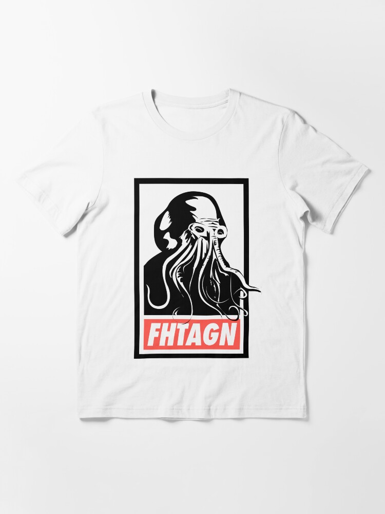 Alternate view of Cthulhu Fhtagn Essential T-Shirt