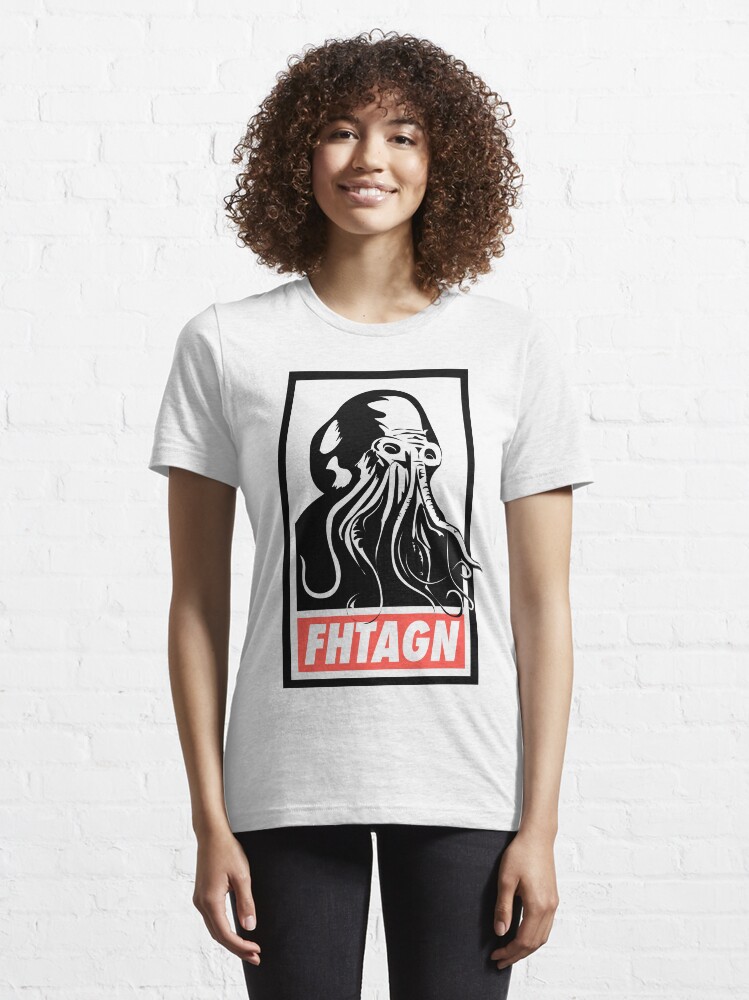 Alternate view of Cthulhu Fhtagn Essential T-Shirt