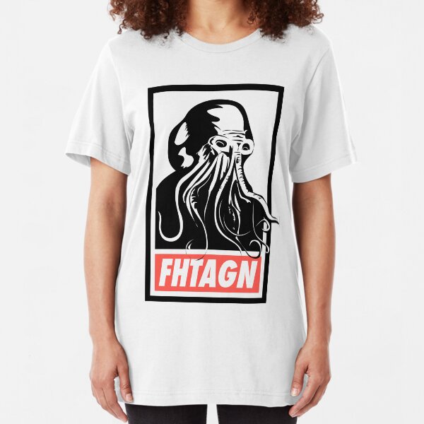 Cthulhu Fhtagn Slim Fit T-Shirt
