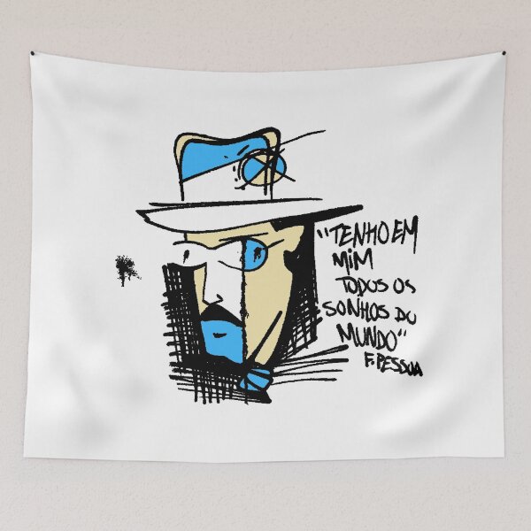 Item preview, "Tenho em mim todo os sonhos do mundo" (blue/yellow) designed and sold by Rafael da Silva.