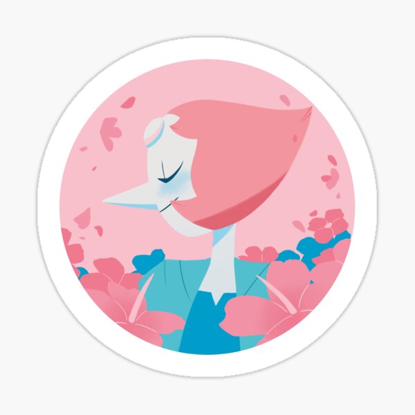 Pastel Pearl portrait Sticker