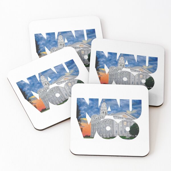 Item preview, Nauvoo Temple at Sunset Silhouette designed and sold by DSC Arts.