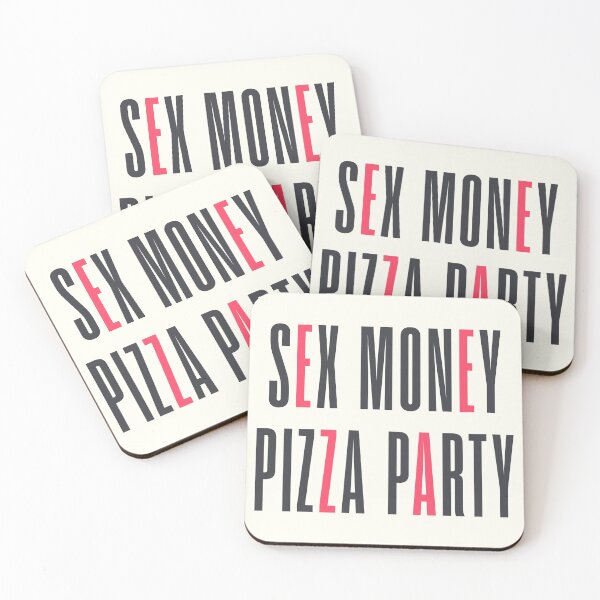 Item preview, Sex, money, pizza, party, enjoy life quote, motivational, inspirational designed and sold by Spallutos.