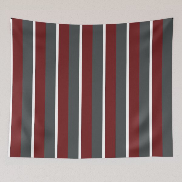 Item preview, Red, Grey and White Vertical Stripe designed and sold by thesnowwhyte.