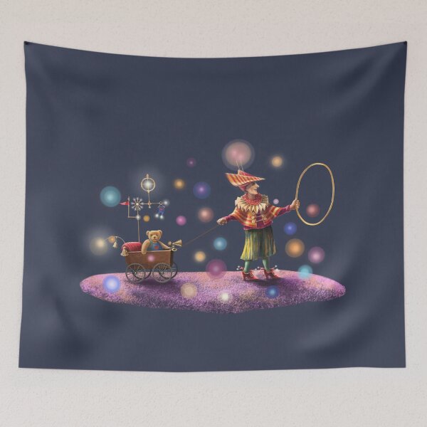 Item preview, Walk on the Moon with Teddybear designed and sold by artegala.