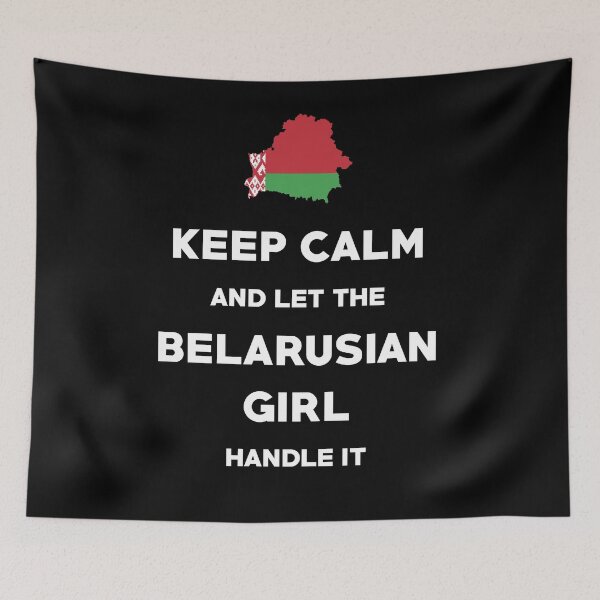 Item preview, Keep Calm and let the Belarusian Girl handle it T-Shirt designed and sold by bocua.