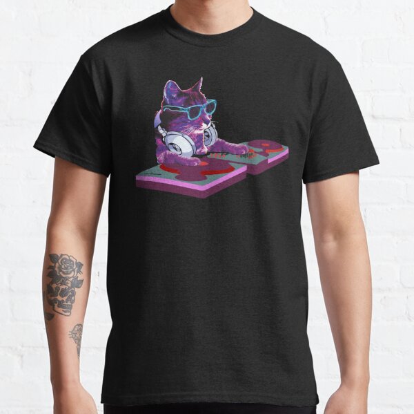 FLMan DJ Kitty Long Sleeve T-Shirt