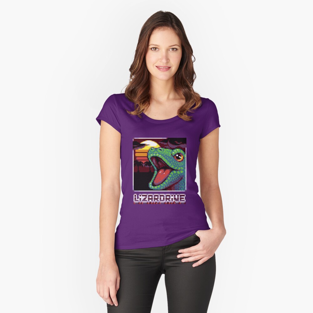 T-shirt échancré « LIZARDRIVE»