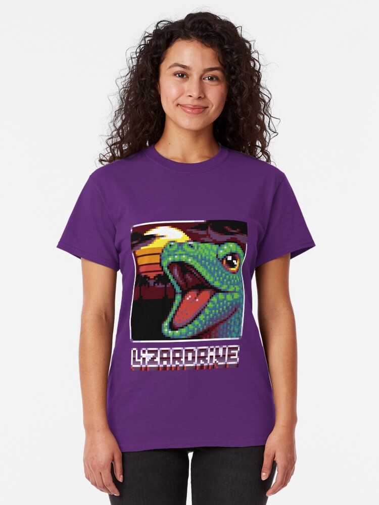 T-shirt classique ''LIZARDRIVE' : autre vue