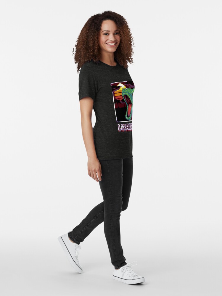 T-shirt chiné ''LIZARDRIVE' : autre vue