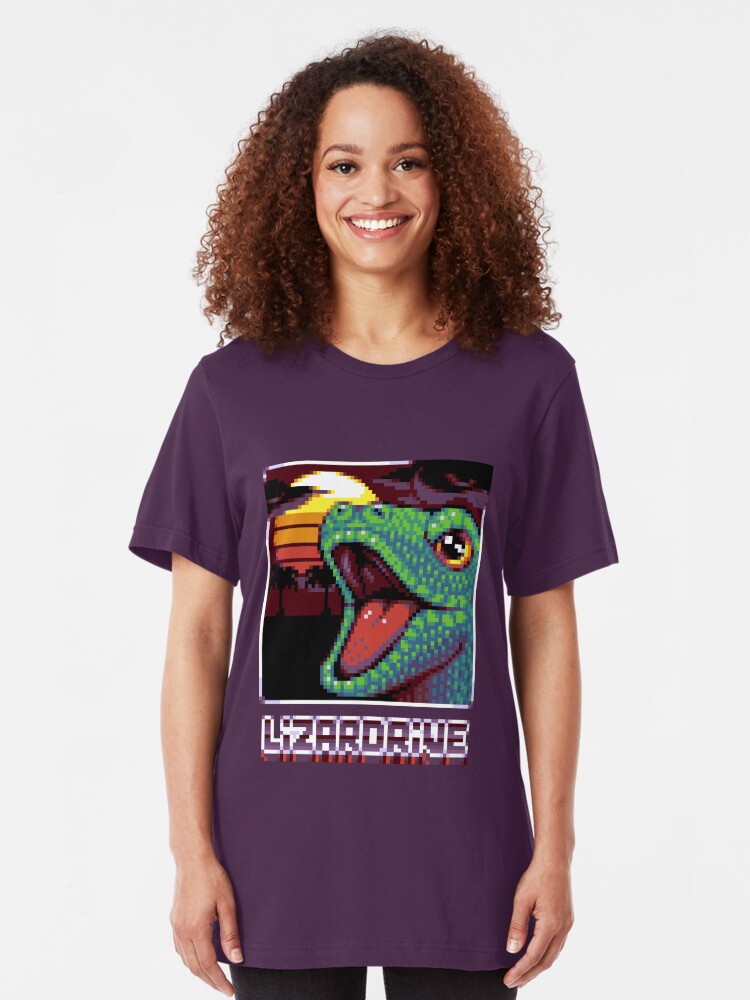 T-shirt ajusté ''LIZARDRIVE' : autre vue