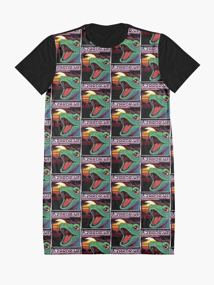 Robe t-shirt ''LIZARDRIVE' : autre vue