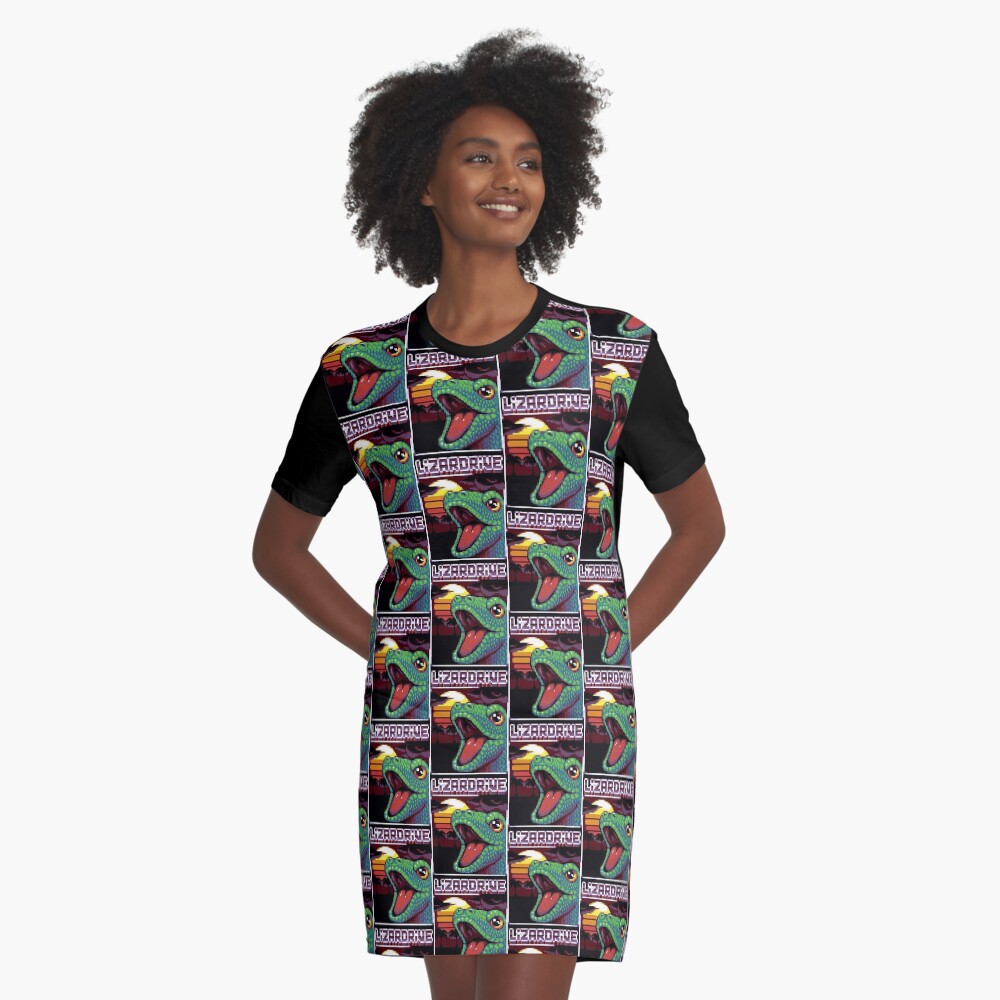 Robe t-shirt « LIZARDRIVE»