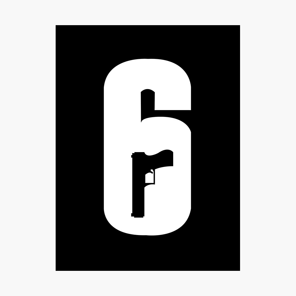 Rainbowsix Siege Logo Poster By Infinitelypink Redbubble