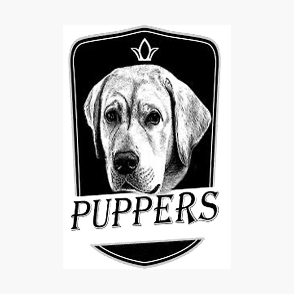 "puppers beer" Photographic Print for Sale by servanput Redbubble
