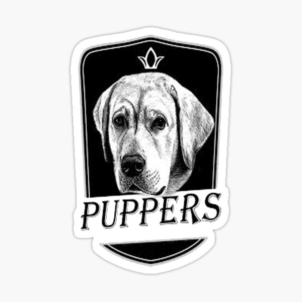 puppers beer drink pupper stickers beers drinking sticker redbubble