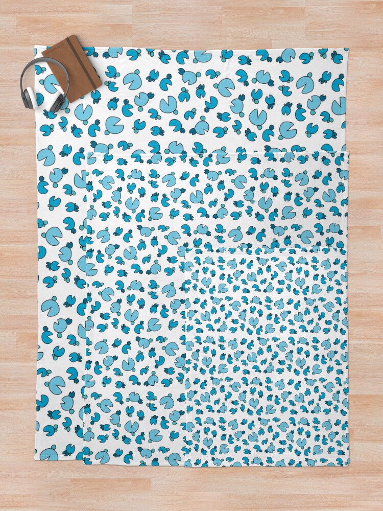 "small lily pads" Throw Blanket by galaxina Redbubble