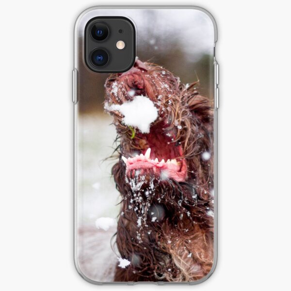 Brown Roan Italian Spinone Dog iPhone Soft Case