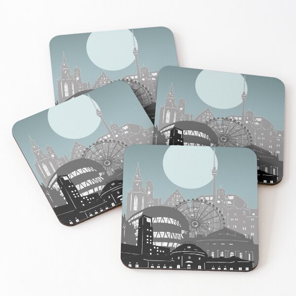 Item preview, stuttgart skyline designed and sold by BekimART2.