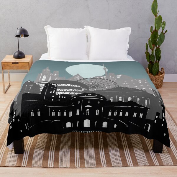 Item preview, stuttgart skyline designed and sold by BekimART2.