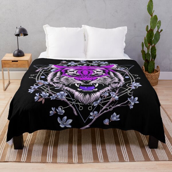 Item preview, Tiger with cherry tree blossoms. designed and sold by emphatic.