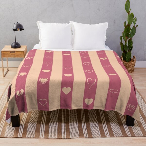 Item preview, Love stripes pattern tangelo and crimson designed and sold by aapshop.