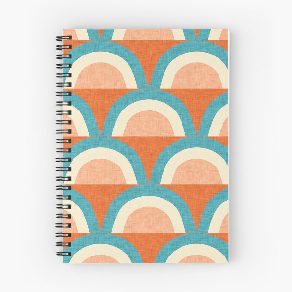 Item preview, New Mid Mod Rainbow Magic Blue Orange #midcentury designed and sold by susycosta.