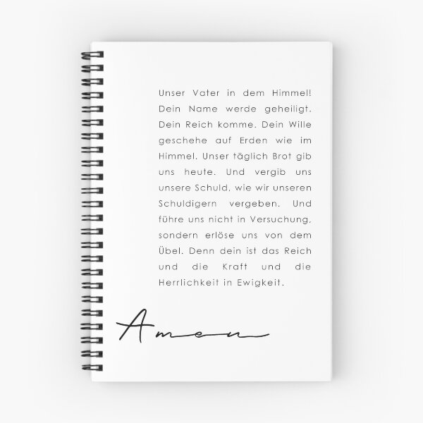 Item preview, Der Text des Vaterunser, German Bible Verse. designed and sold by Tiny Seed Bazaar.